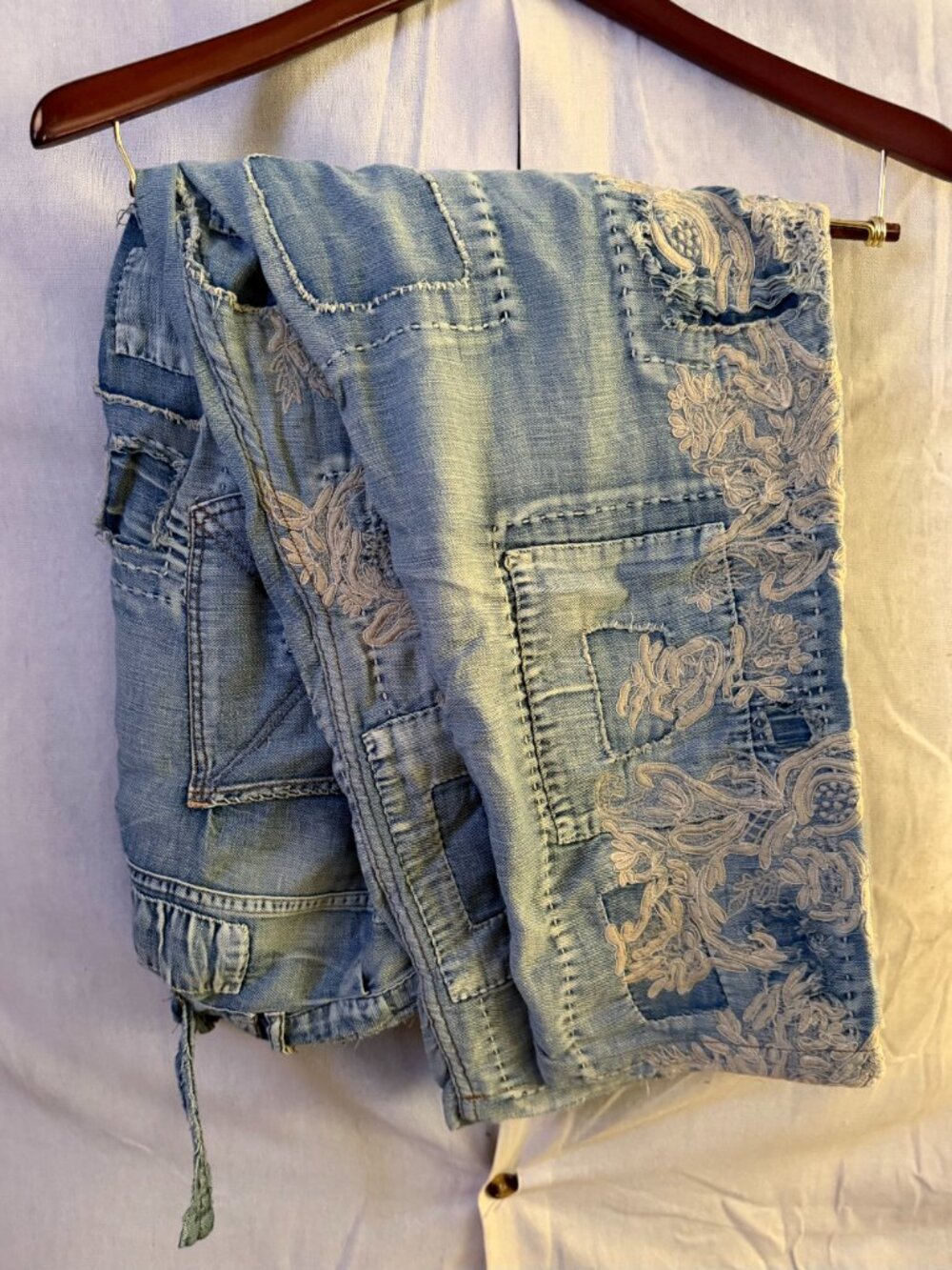 Magnolia Pearl Embroidered Lace Miner Denims - Picture 8 of 11